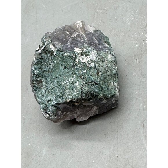 Raw Amethyst & Green Quartz Crystal Mineral Specimen For Collectors Display READ - Picture 3 of 9